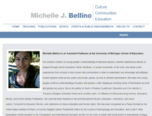 Tablet Screenshot of michellejbellino.com